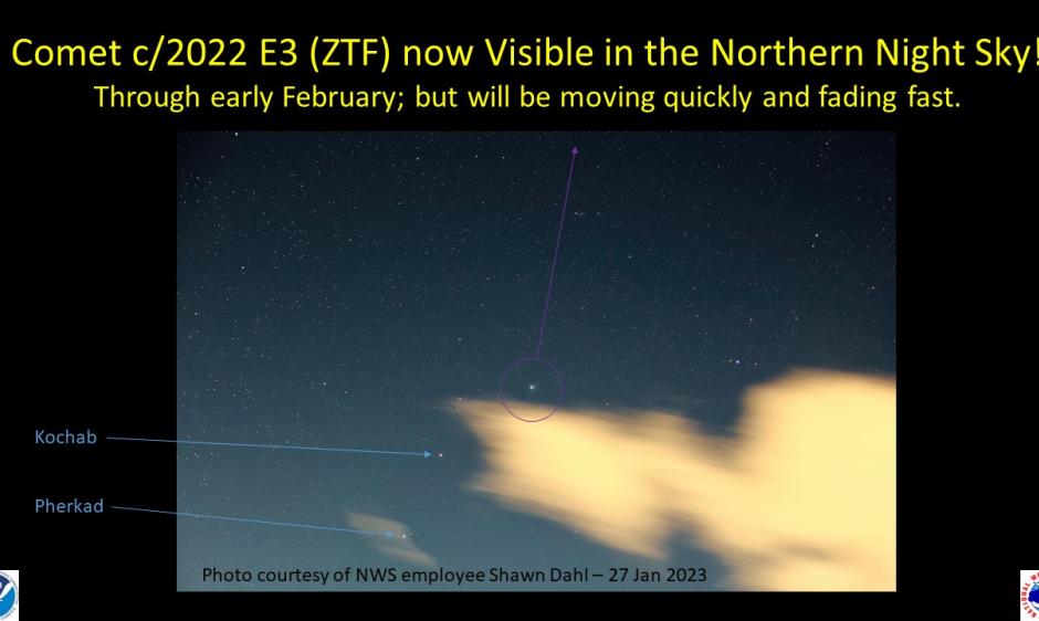 The "Green Comet" Is Racing Up The Northern Sky At Night! | NOAA / NWS ...